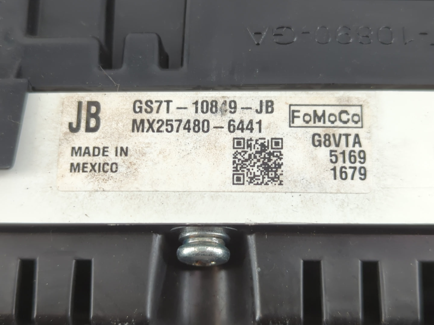 2016 Ford Fusion Instrument Cluster Speedometer Gauges P/N:GS7T-10849-JB Fits OEM Used Auto Parts - Oemusedautoparts1.com