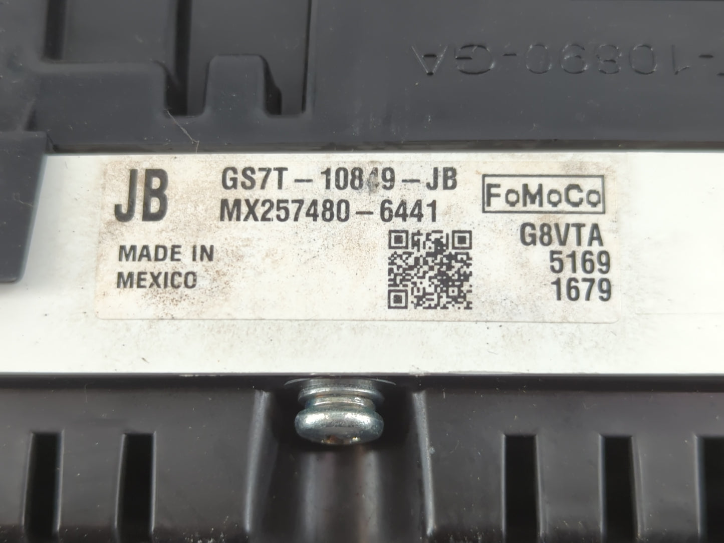 2016 Ford Fusion Instrument Cluster Speedometer Gauges P/N:GS7T-10849-JB Fits OEM Used Auto Parts - Oemusedautoparts1.com