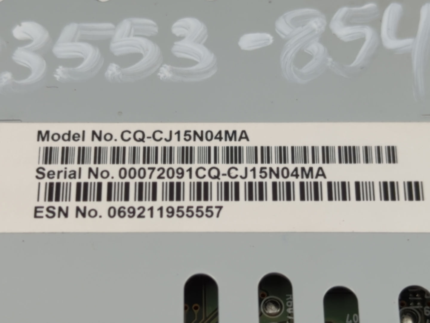 2016 Ford Fusion Radio AM FM Cd Player Receiver Replacement Fits OEM Used Auto Parts - Oemusedautoparts1.com