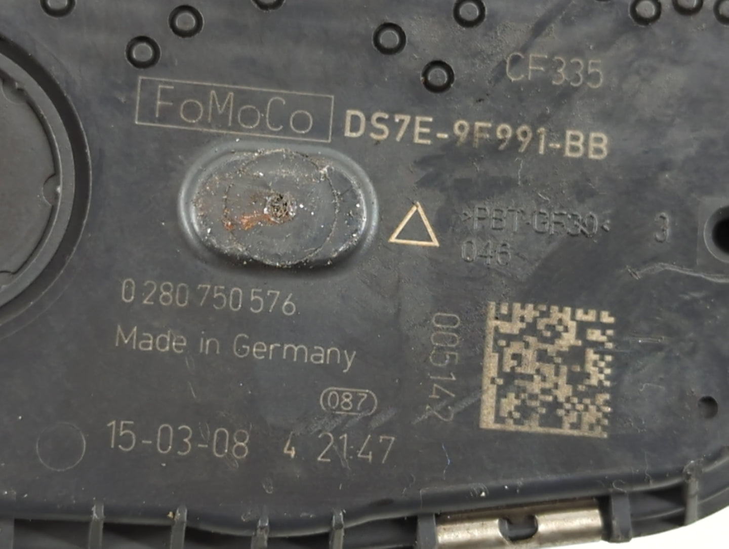 2014-2020 Ford Fusion Throttle Body P/N:DS7E-9F991-BB Fits Fits 2014 2015 2016 2017 2018 2019 2020 2021 2022 OEM Used Auto P