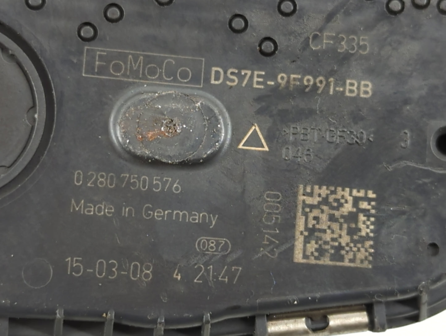 2014-2020 Ford Fusion Throttle Body P/N:DS7E-9F991-BB Fits Fits 2014 2015 2016 2017 2018 2019 2020 2021 2022 OEM Used Auto P