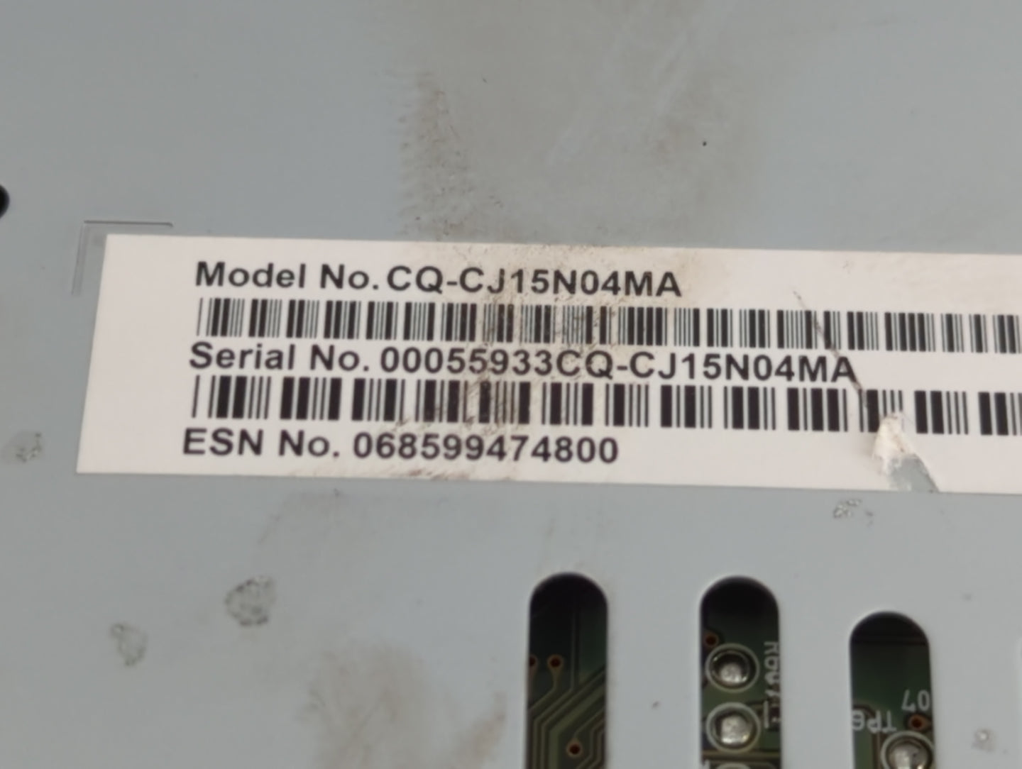 2015-2016 Ford Fusion Radio AM FM Cd Player Receiver Replacement Fits Fits 2015 2016 OEM Used Auto Parts - Oemusedautoparts1