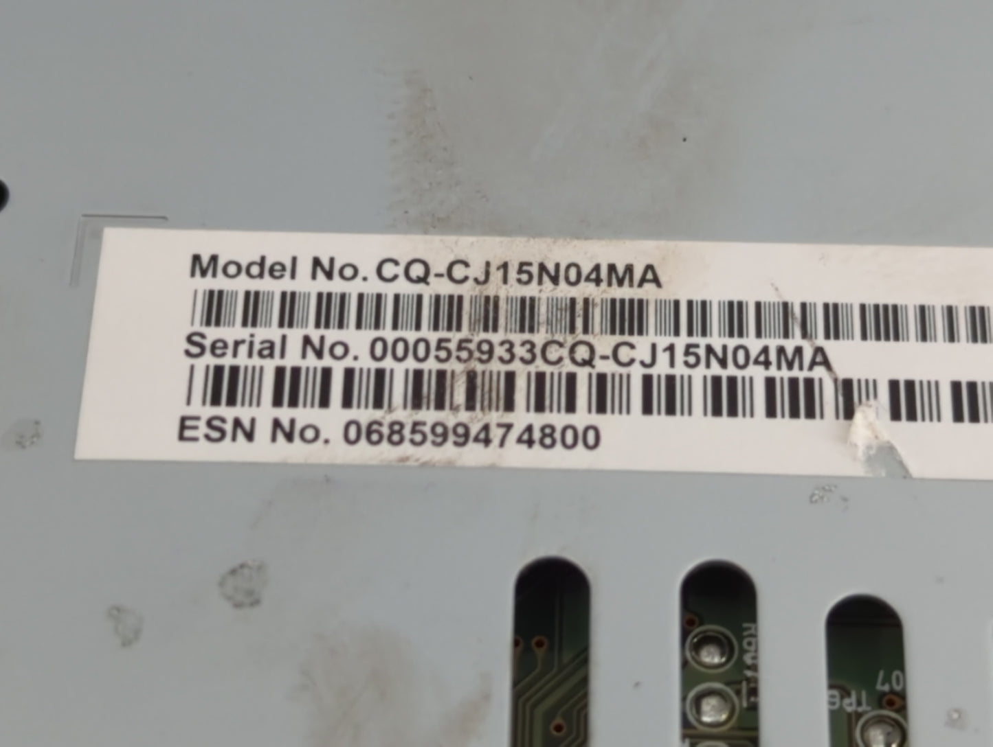 2015-2016 Ford Fusion Radio AM FM Cd Player Receiver Replacement Fits Fits 2015 2016 OEM Used Auto Parts - Oemusedautoparts1