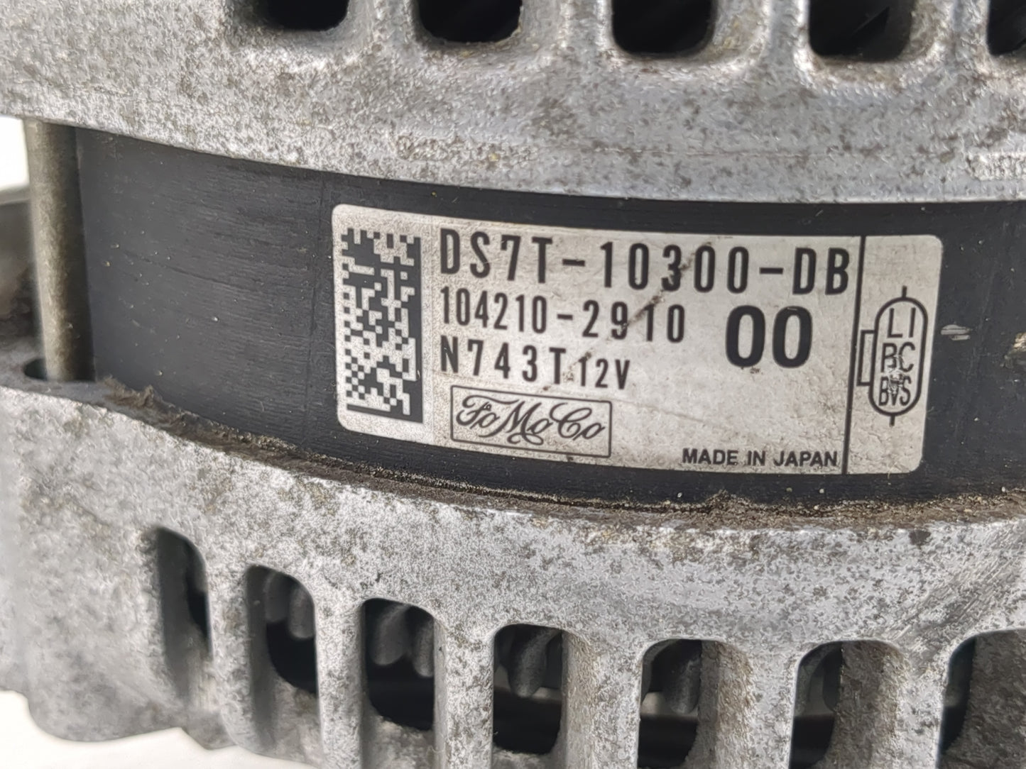 2016-2020 Ford Fusion Alternator Replacement Generator Charging Assembly Engine OEM P/N:104210-2910 DS7T-10300-DB Fits OEM U