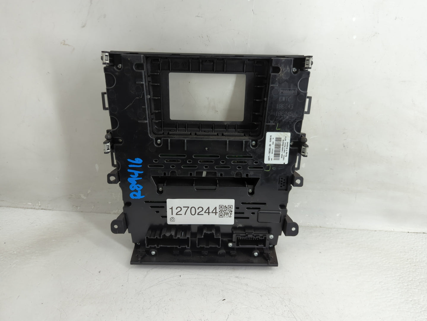 2016 Ford Fusion Radio AM FM Cd Player Receiver Replacement Fits OEM Used Auto Parts - Oemusedautoparts1.com