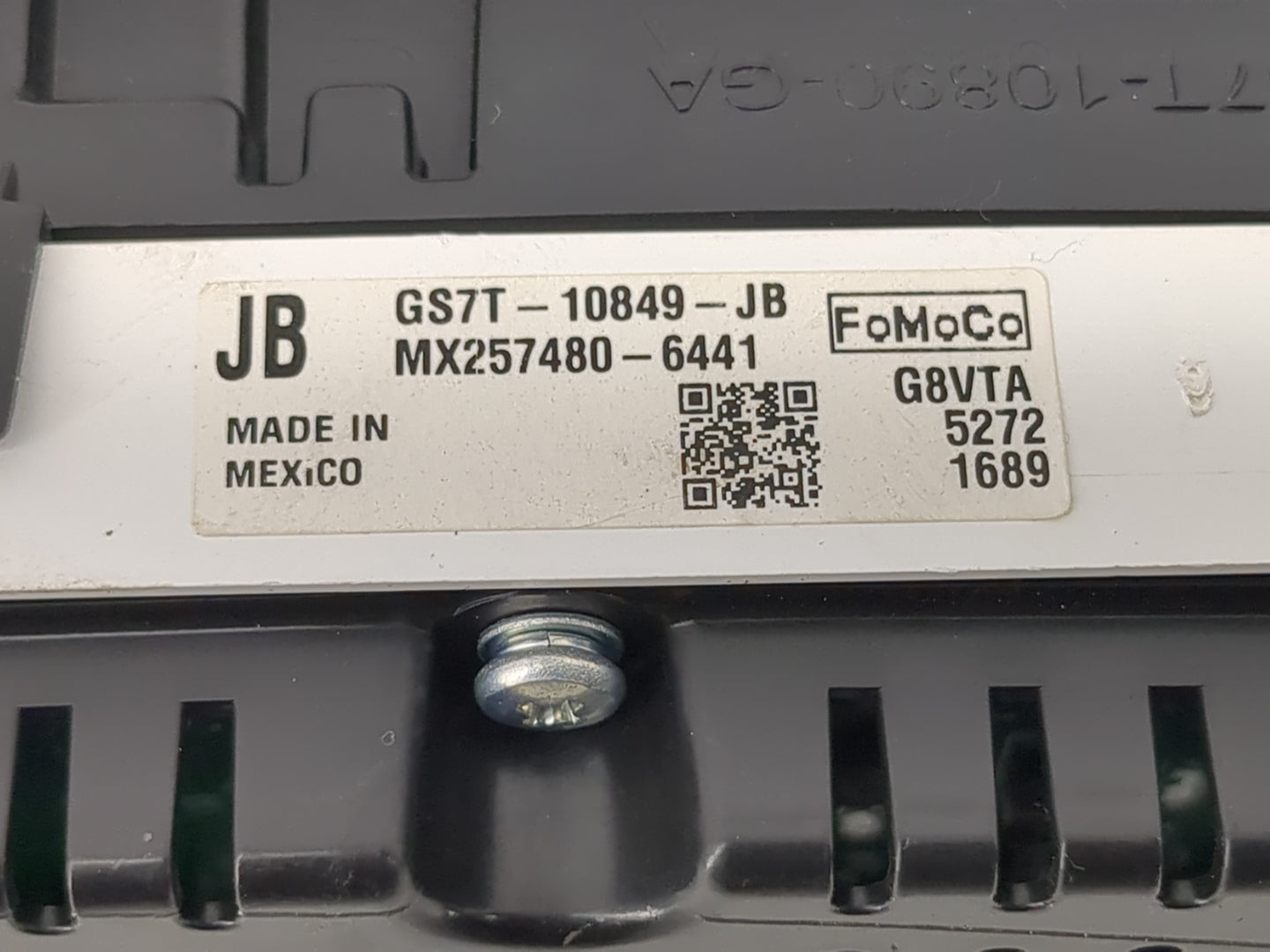 2016 Ford Fusion Instrument Cluster Speedometer Gauges P/N:GS7T-10849-JB Fits OEM Used Auto Parts - Oemusedautoparts1.com