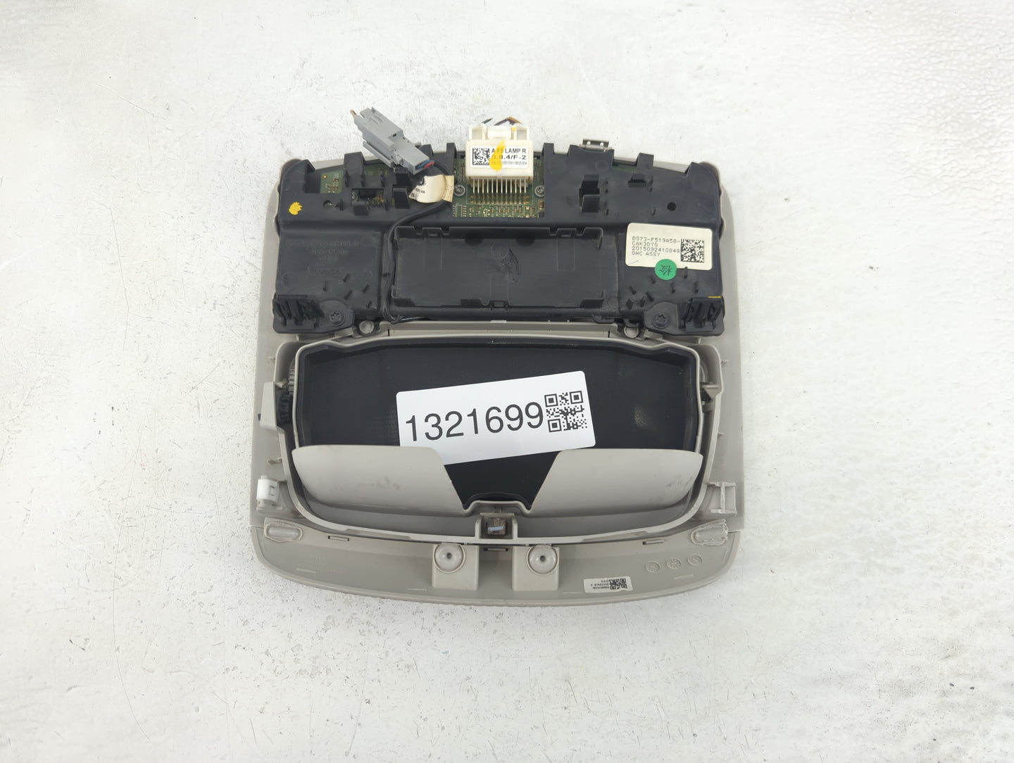 2016 Ford Fusion Overhead Roof Console - Oemusedautoparts1.com