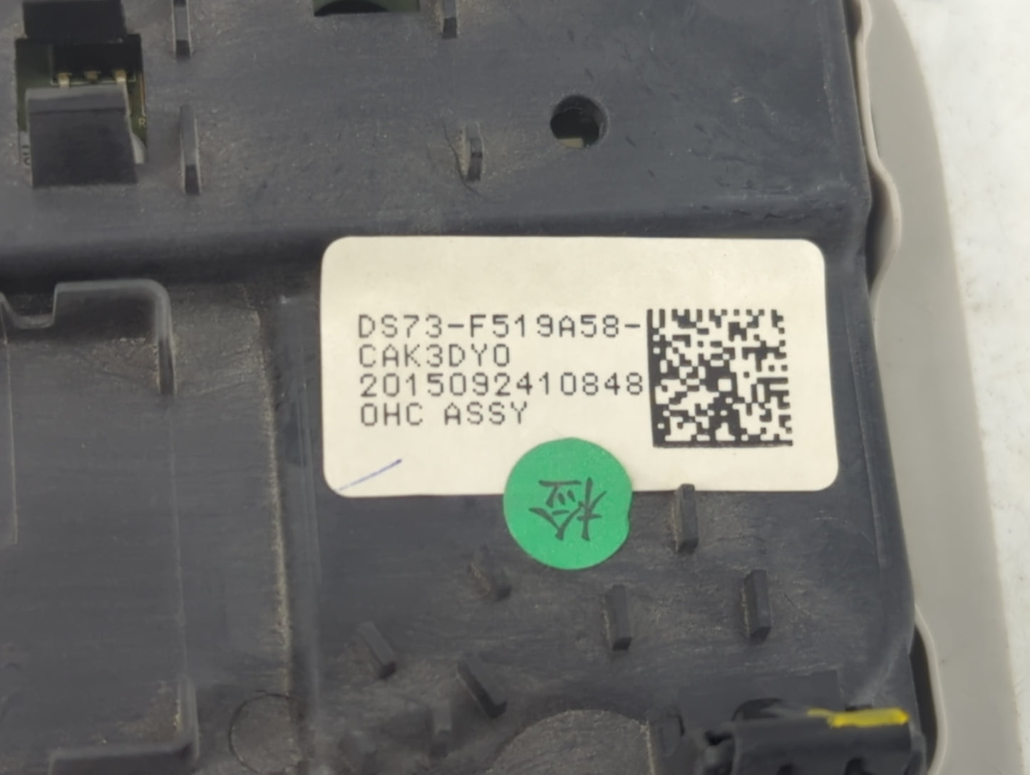 2016 Ford Fusion Overhead Roof Console - Oemusedautoparts1.com