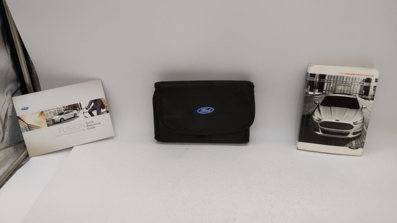 2016 Ford Fusion Owners Manual Book Guide OEM Used Auto Parts - Oemusedautoparts1.com