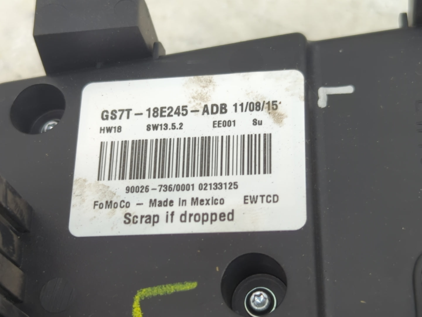 2016-2016 Ford Fusion Radio Control Panel - Oemusedautoparts1.com