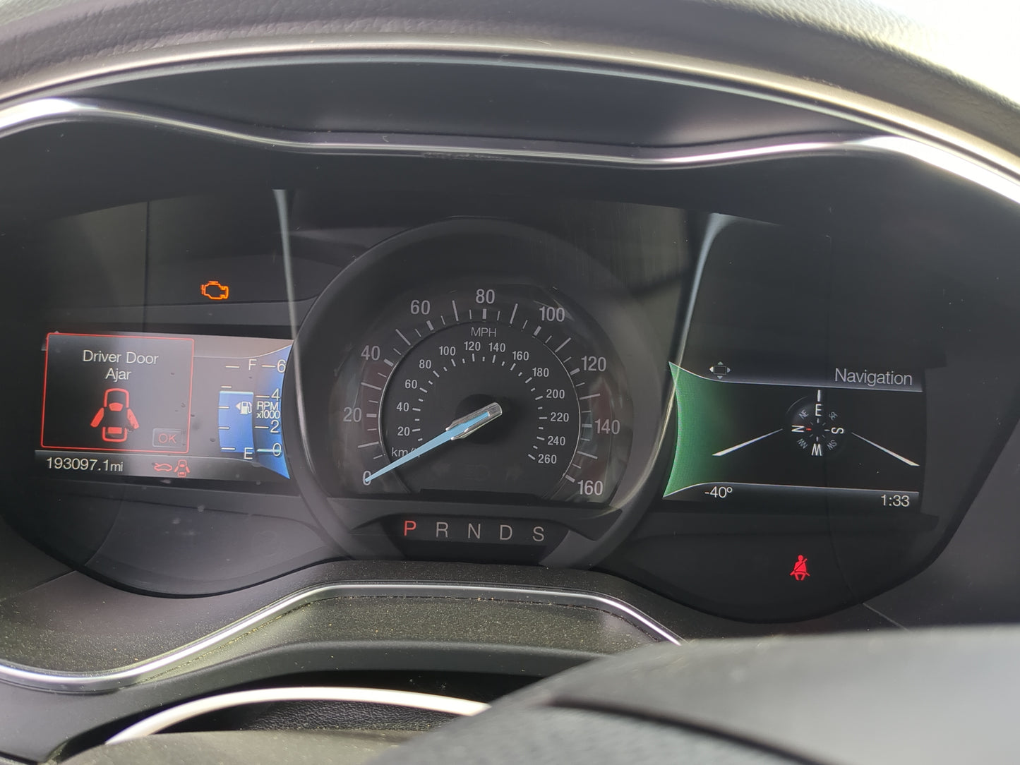 2016 Ford Fusion Instrument Cluster Speedometer Gauges Fits OEM Used Auto Parts - Oemusedautoparts1.com