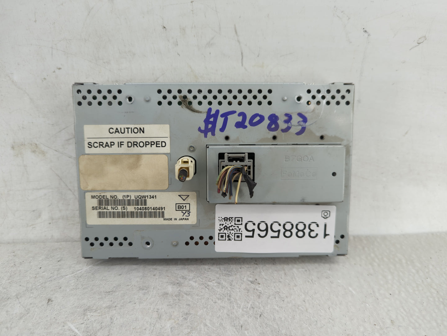 Ford Fusion Information Display Screen - Oemusedautoparts1.com