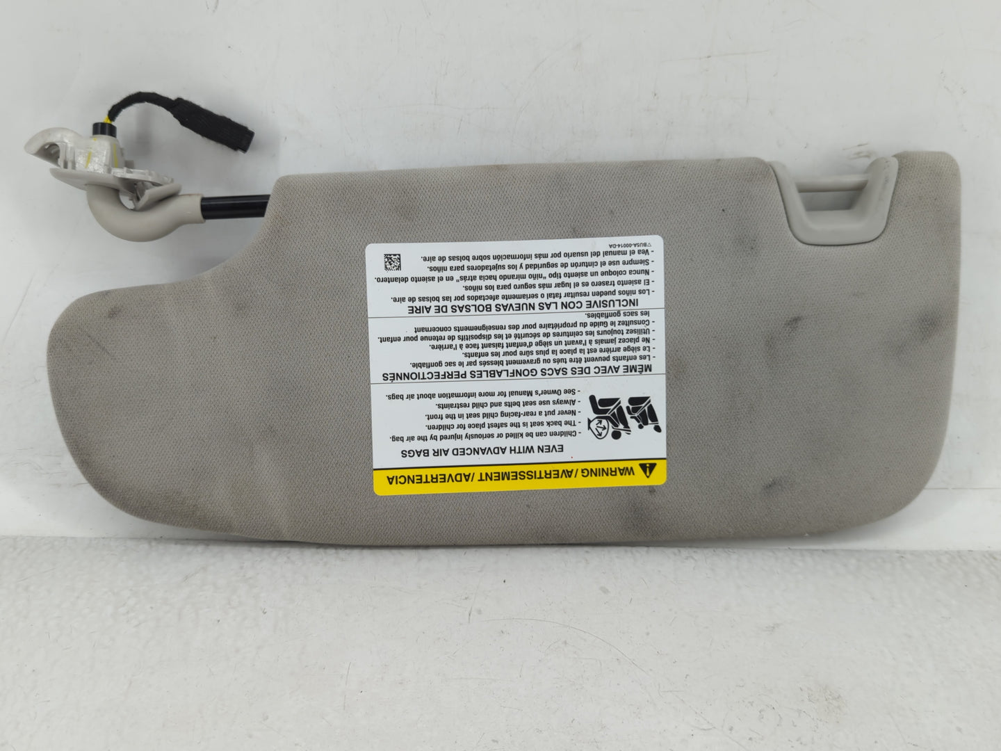 2015-2016 Ford Fusion Sun Visor Shade Replacement Driver Left Mirror Fits Fits 2015 2016 OEM Used Auto Parts - Oemusedautopa
