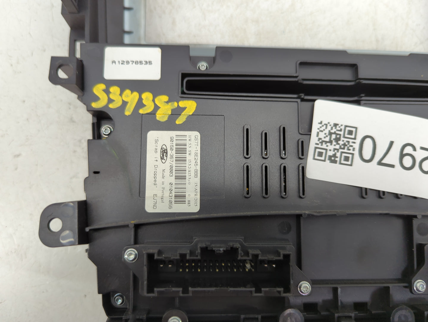 2016-2016 Ford Fusion Radio Control Panel - Oemusedautoparts1.com