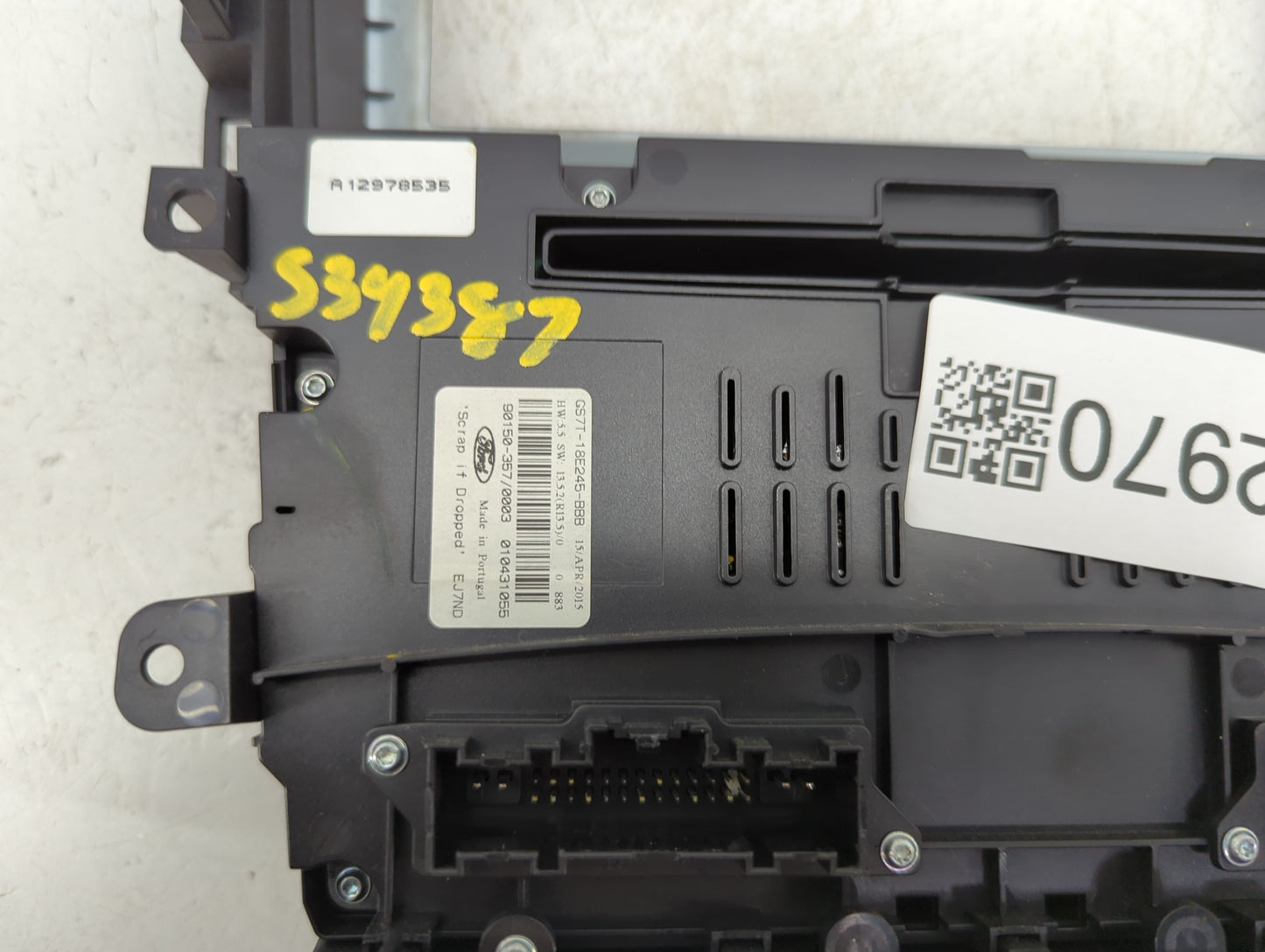2016-2016 Ford Fusion Radio Control Panel - Oemusedautoparts1.com