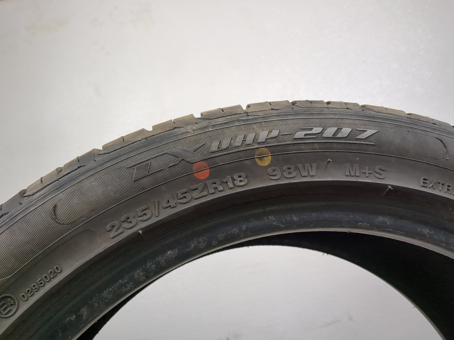 Used Tire 235/45R18 LEXANI LX UHP-207 98W - Tread Depth 8/32 - Oemusedautoparts1.com