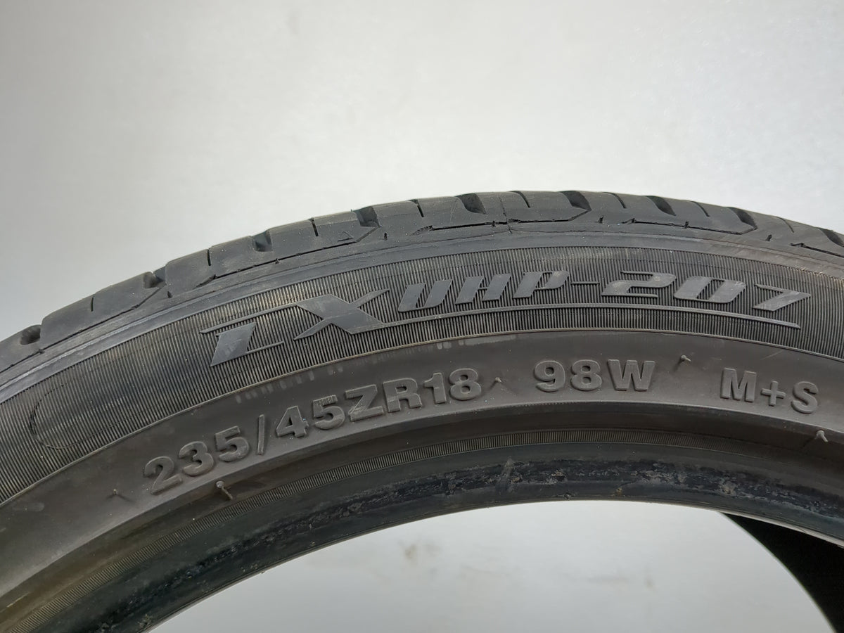 Used Tire 235/45R18 LEXANI LX UHP-207 98W - Tread Depth 8/32 - Oemusedautoparts1.com