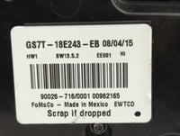 2016-2016 Ford Fusion Radio Control Panel - Oemusedautoparts1.com