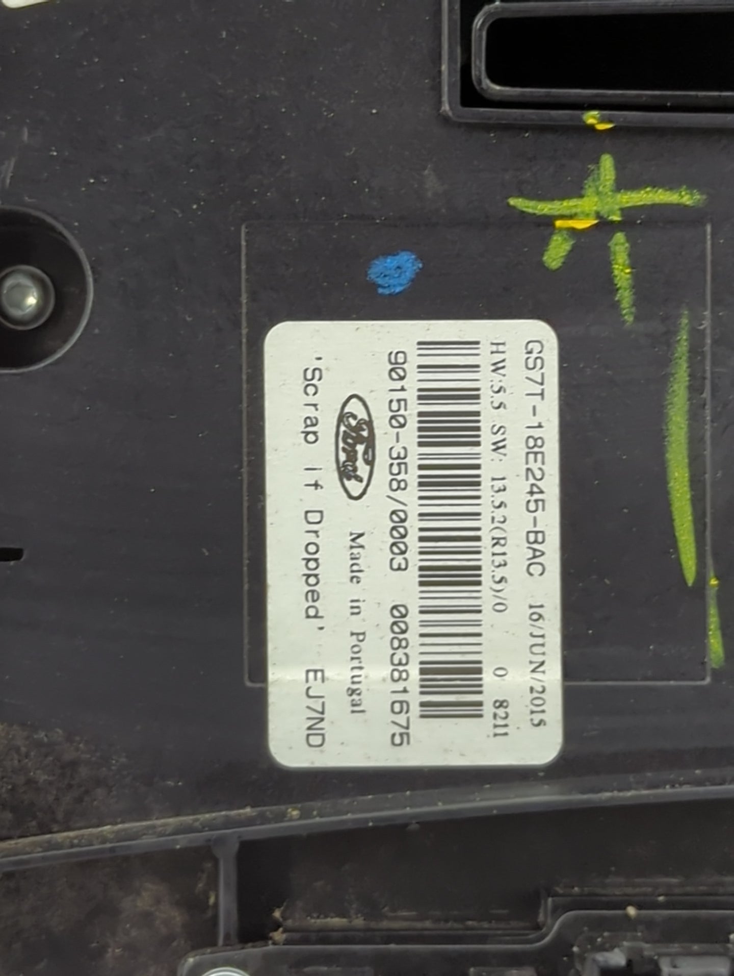 2016-2020 Ford Fusion Radio AM FM Cd Player Receiver Replacement P/N:GS7T-18E245-BAC Fits Fits 2016 2017 2018 2019 2020 OEM 