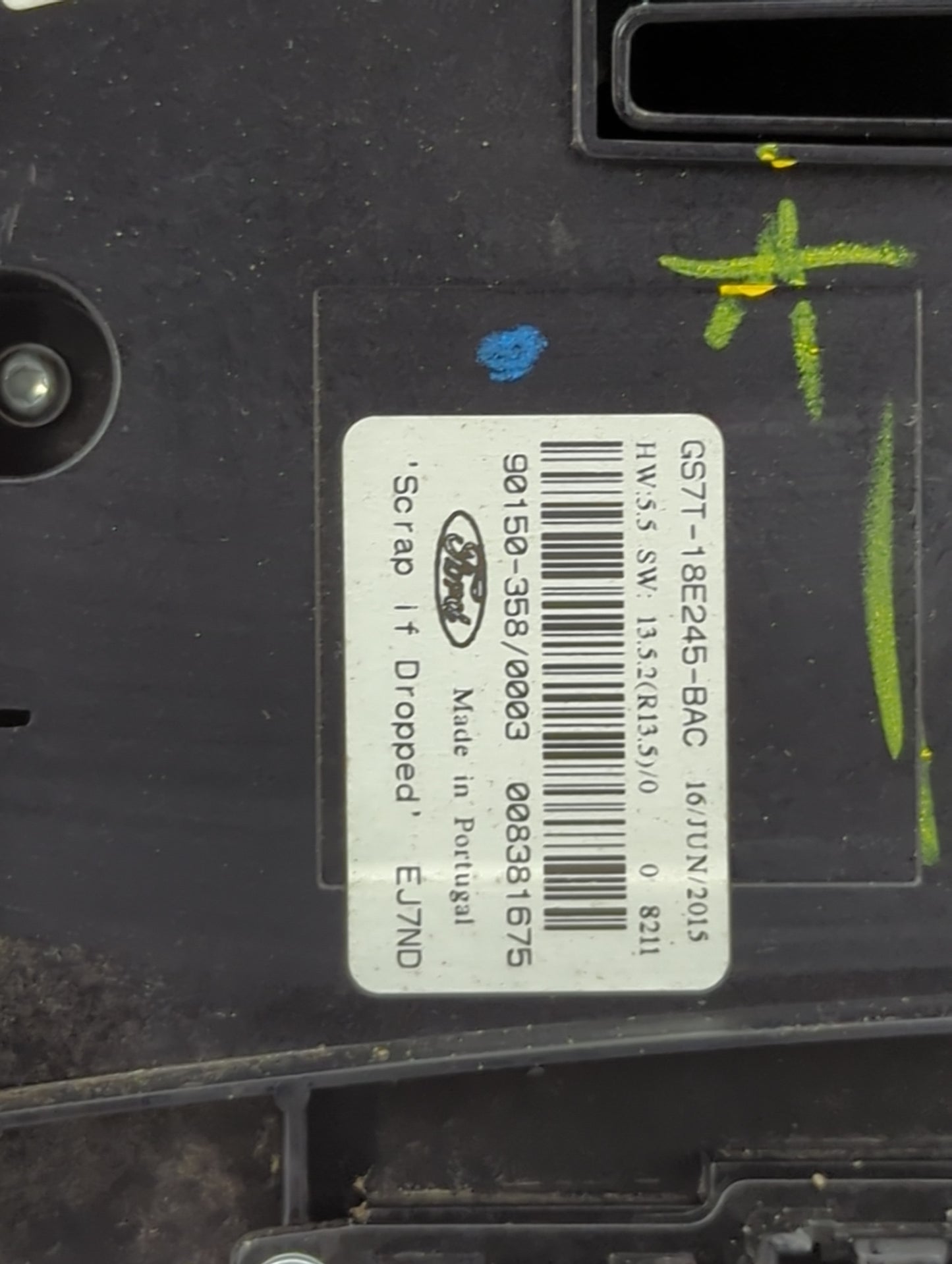 2016-2020 Ford Fusion Radio AM FM Cd Player Receiver Replacement P/N:GS7T-18E245-BAC Fits Fits 2016 2017 2018 2019 2020 OEM 
