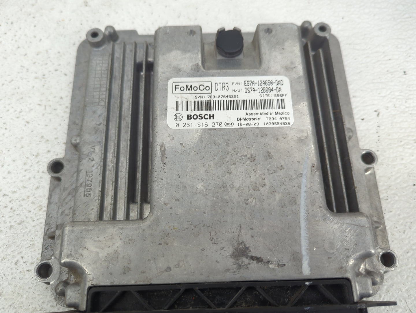 2014-2016 Ford Fusion PCM Engine Control Computer ECU ECM PCU OEM P/N:ES7A-12A650-DAD DS7A-12B684-DA Fits Fits 2014 2015 201