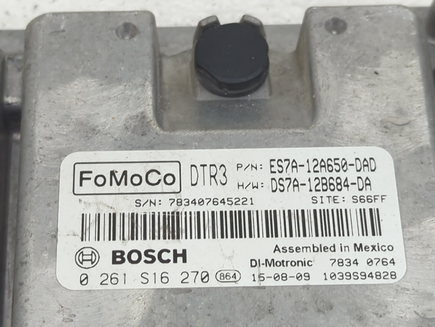 2014-2016 Ford Fusion PCM Engine Control Computer ECU ECM PCU OEM P/N:ES7A-12A650-DAD DS7A-12B684-DA Fits Fits 2014 2015 201