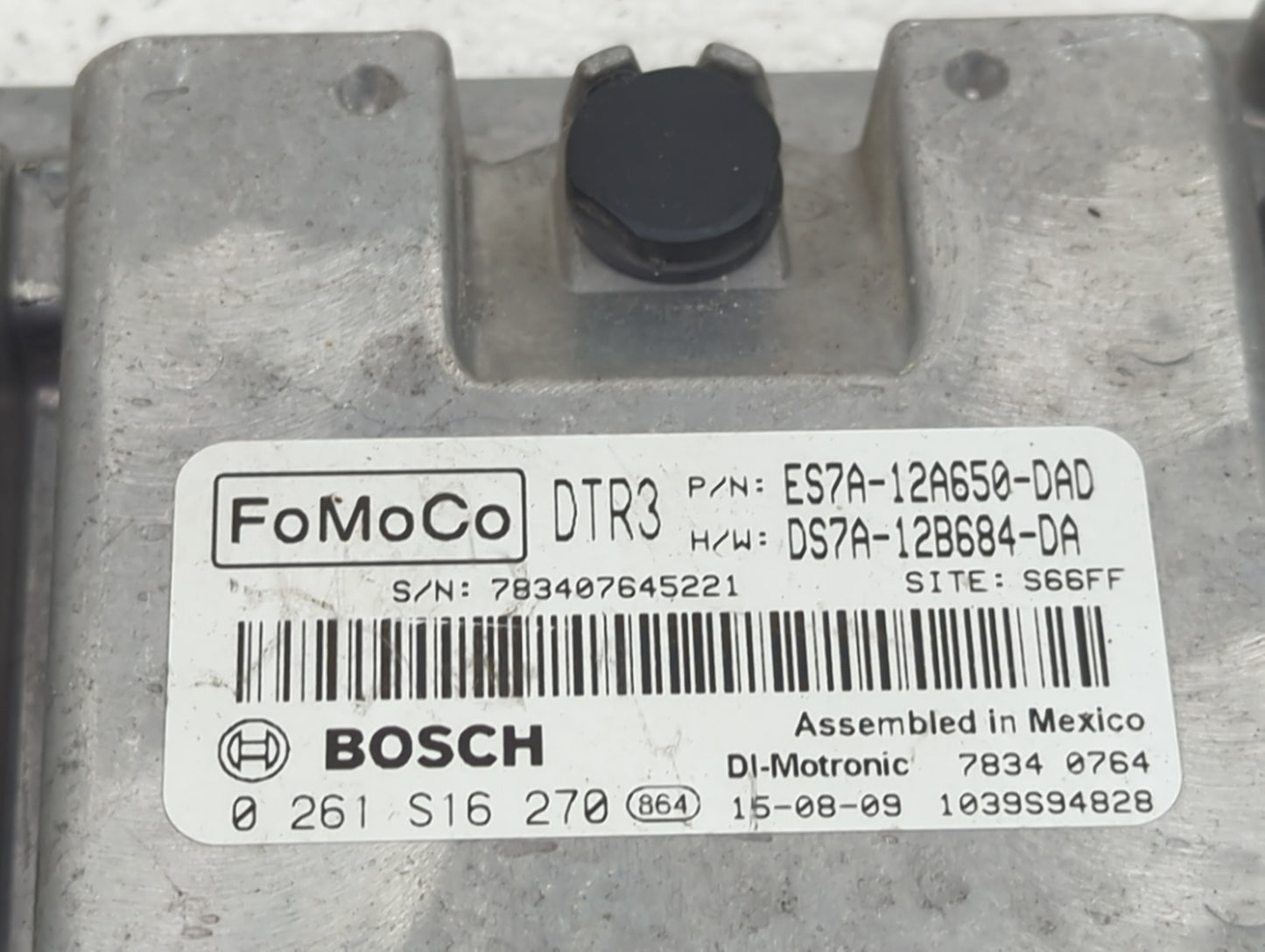 2014-2016 Ford Fusion PCM Engine Control Computer ECU ECM PCU OEM P/N:ES7A-12A650-DAD DS7A-12B684-DA Fits Fits 2014 2015 201