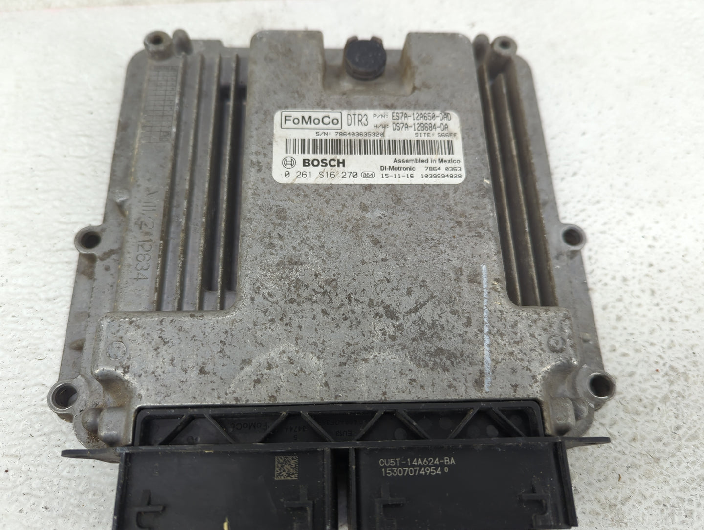2014-2016 Ford Fusion PCM Engine Control Computer ECU ECM PCU OEM P/N:ES7A-12A650-DAD DS7A-12B684-DA Fits Fits 2014 2015 201