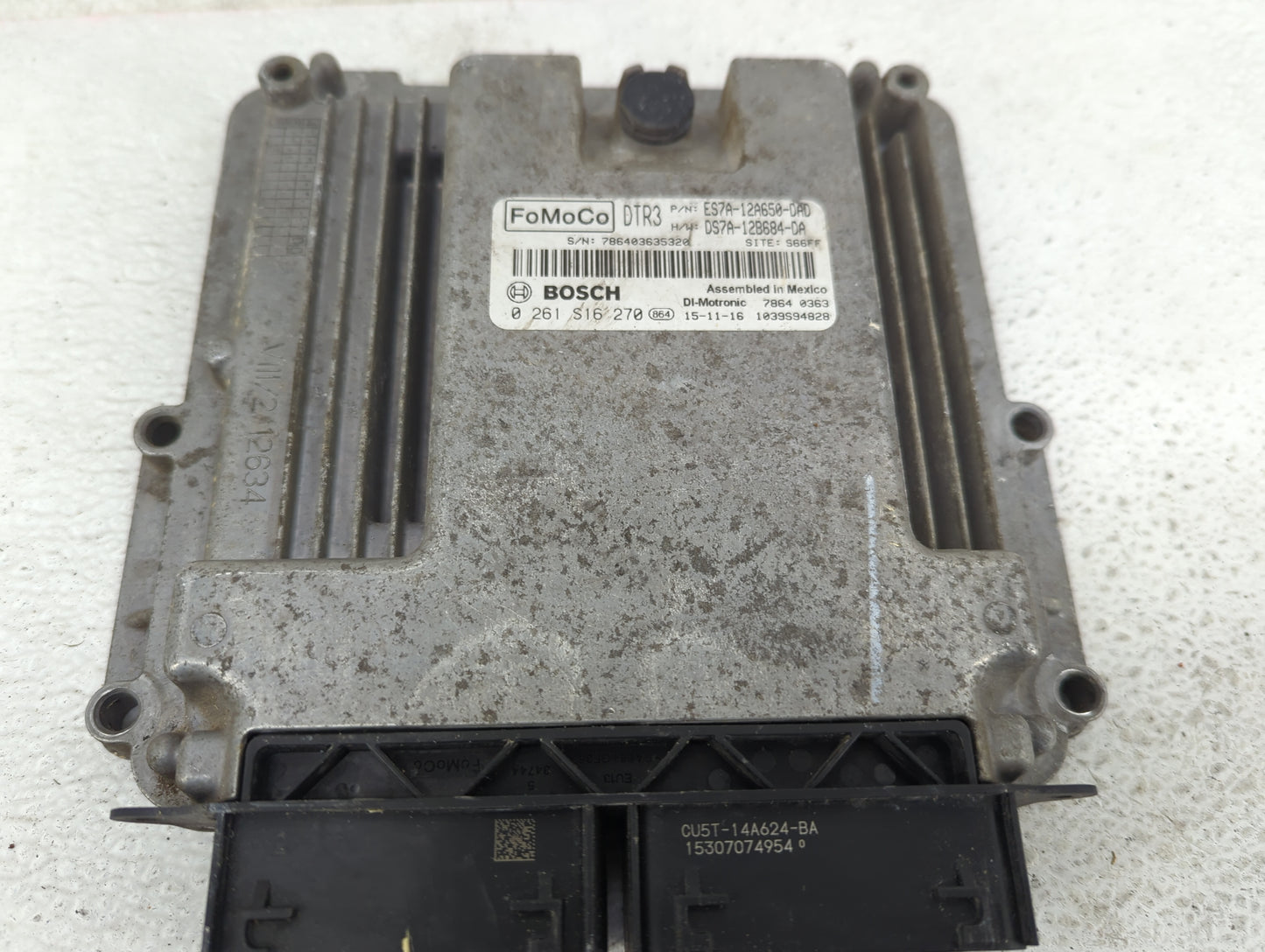2014-2016 Ford Fusion PCM Engine Control Computer ECU ECM PCU OEM P/N:ES7A-12A650-DAD DS7A-12B684-DA Fits Fits 2014 2015 201