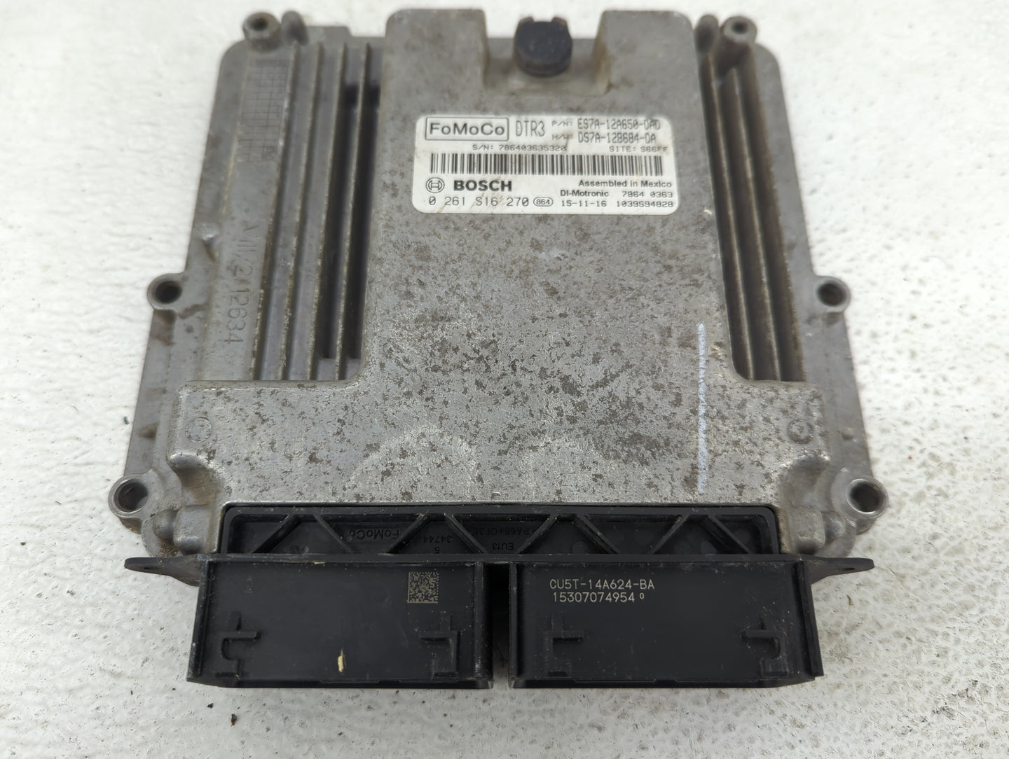 2014-2016 Ford Fusion PCM Engine Control Computer ECU ECM PCU OEM P/N:ES7A-12A650-DAD DS7A-12B684-DA Fits Fits 2014 2015 201
