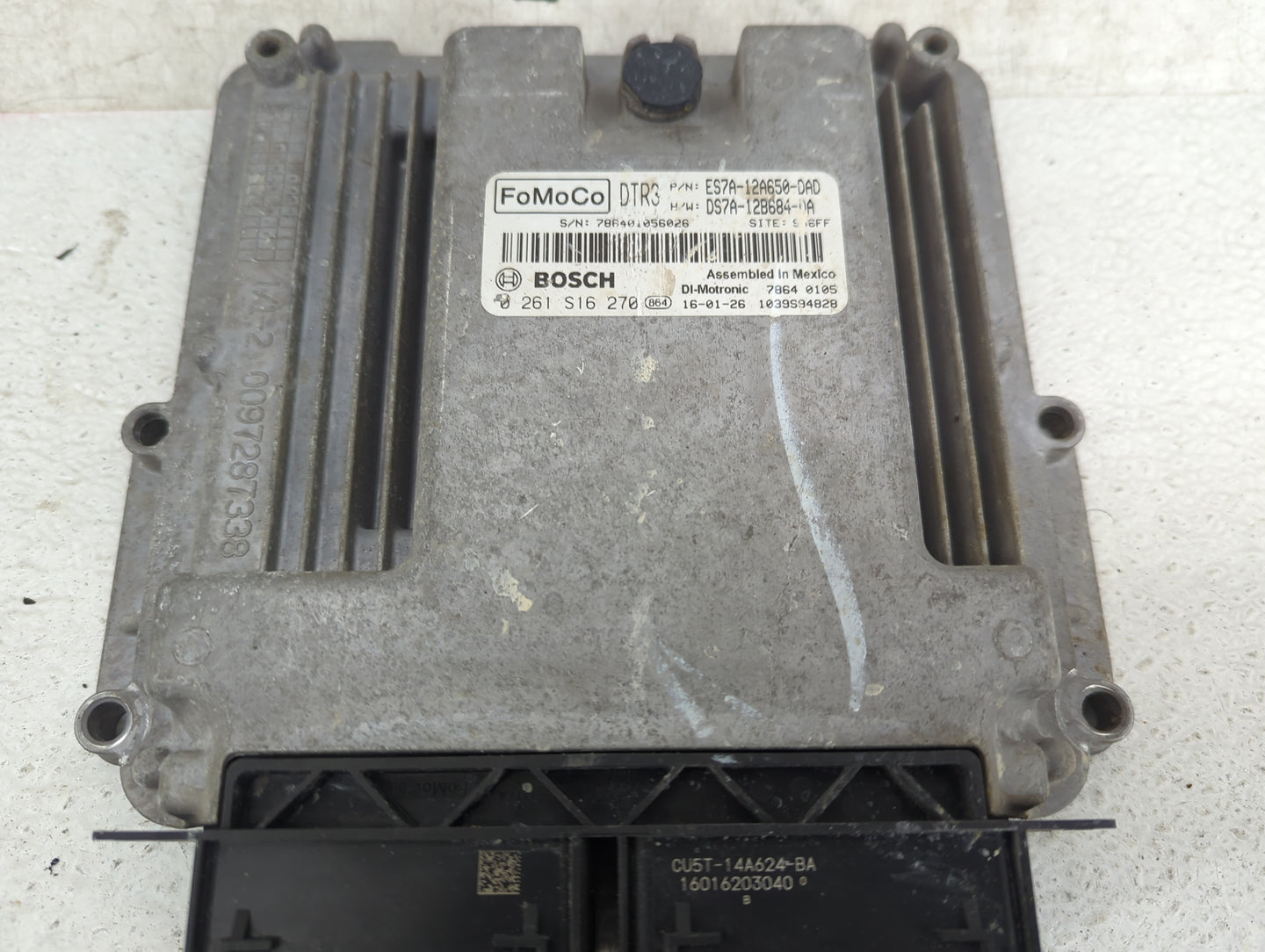2014-2016 Ford Fusion PCM Engine Control Computer ECU ECM PCU OEM P/N:ES7A-12A650-DAD DS7A-12B684-DA Fits Fits 2014 2015 201