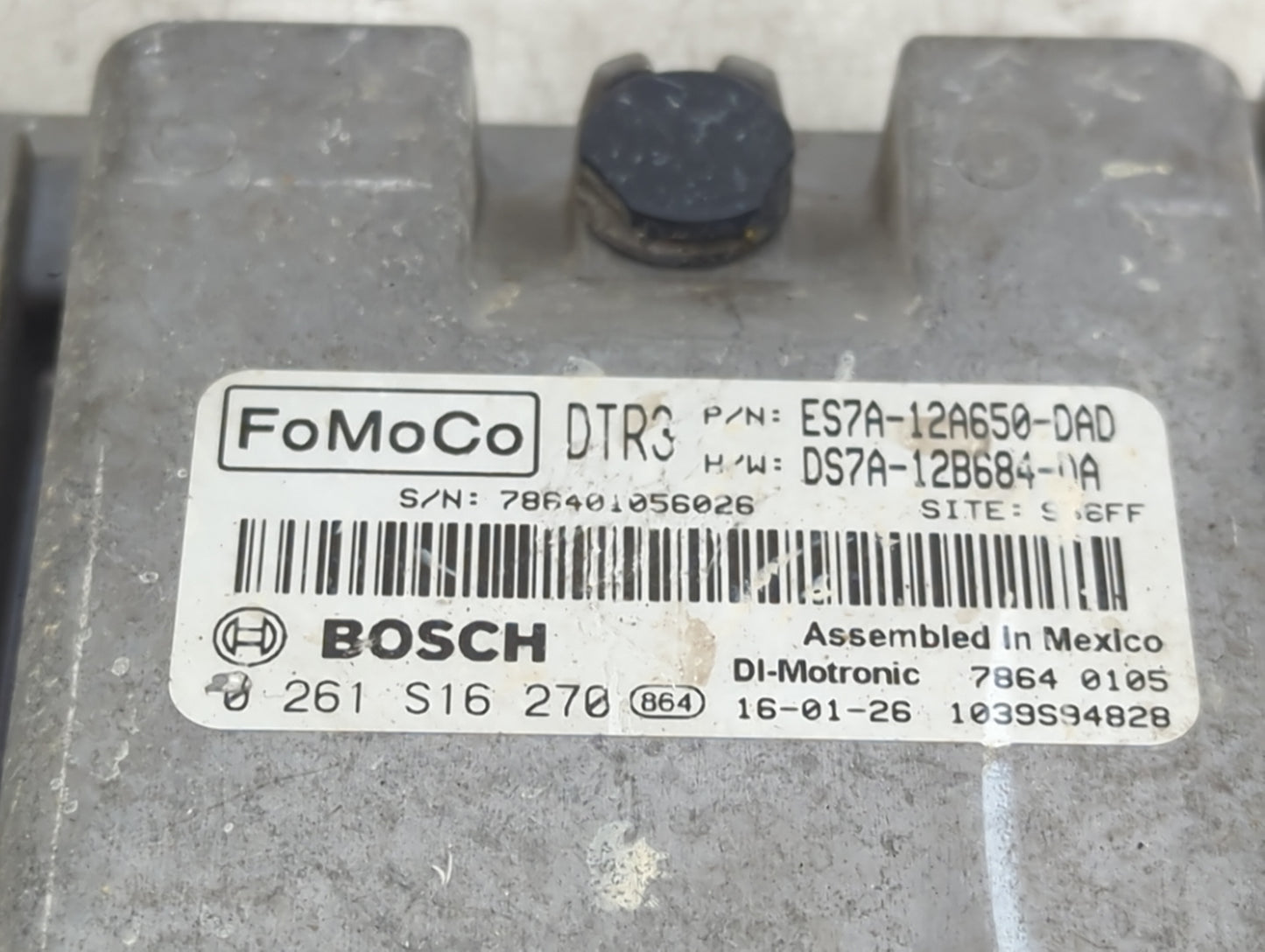 2014-2016 Ford Fusion PCM Engine Control Computer ECU ECM PCU OEM P/N:ES7A-12A650-DAD DS7A-12B684-DA Fits Fits 2014 2015 201