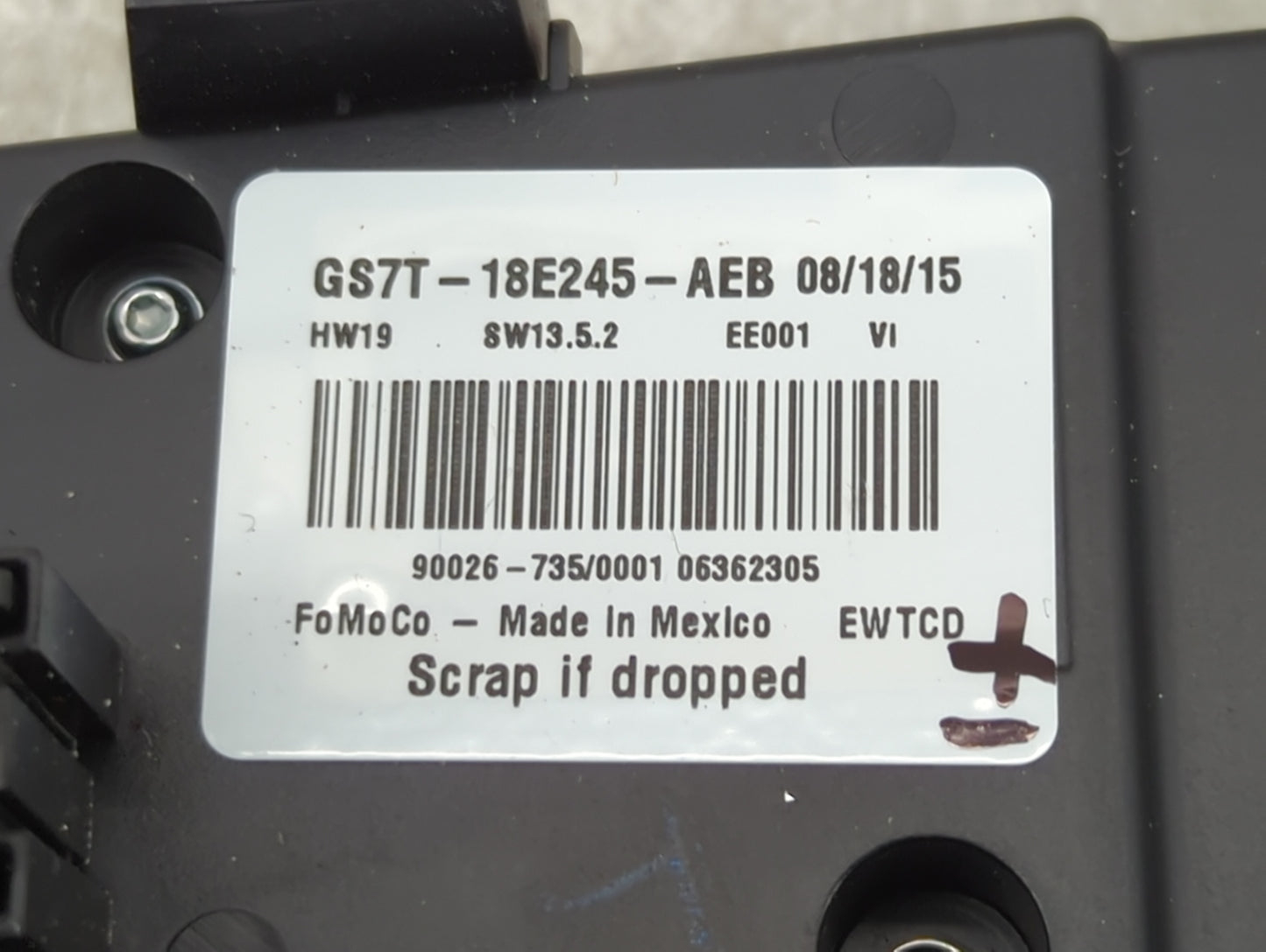 2016-2016 Ford Fusion Radio Control Panel - Oemusedautoparts1.com
