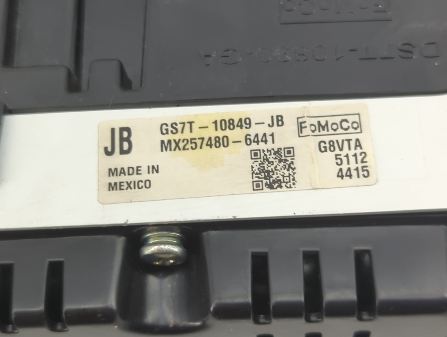 2016 Ford Fusion Instrument Cluster Speedometer Gauges P/N:GS7T-10849-JB MX257480-6441 Fits OEM Used Auto Parts - Oemusedaut
