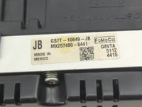2016 Ford Fusion Instrument Cluster Speedometer Gauges P/N:GS7T-10849-JB MX257480-6441 Fits OEM Used Auto Parts - Oemusedaut