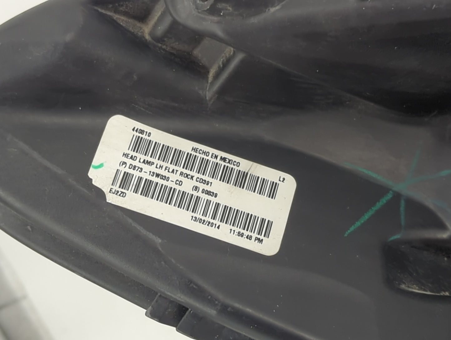 2013-2016 Ford Fusion Driver Left Oem Head Light Headlight Lamp - Oemusedautoparts1.com
