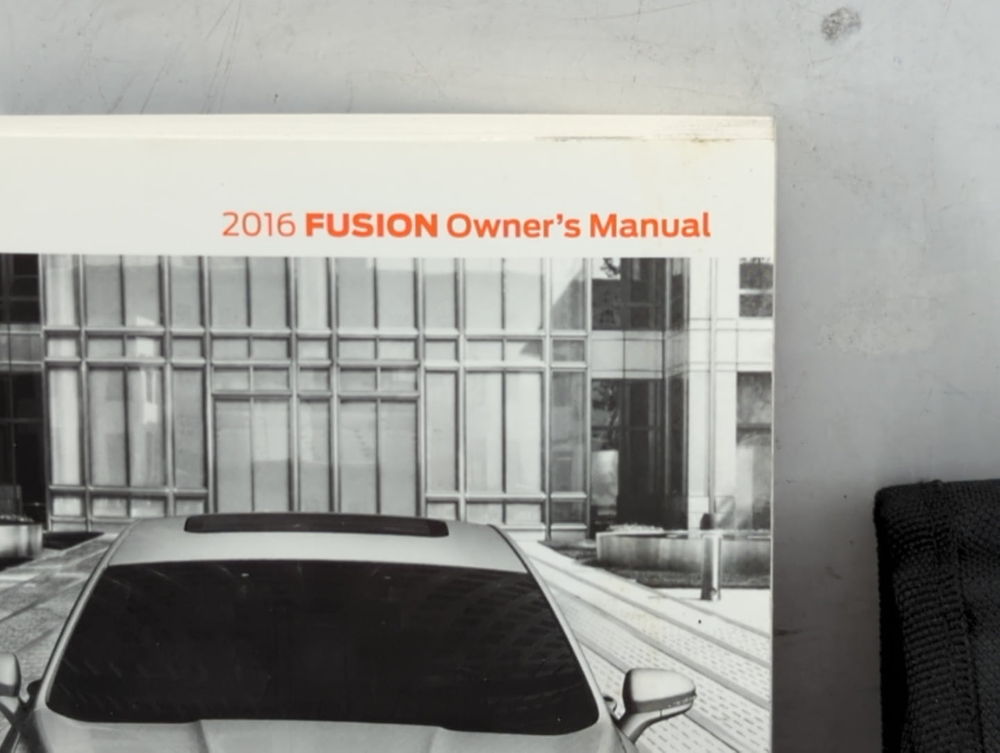 2016 Ford Fusion Owners Manual Book Guide P/N:20150203202023 GE5J19A321AA OEM Used Auto Parts - Oemusedautoparts1.com