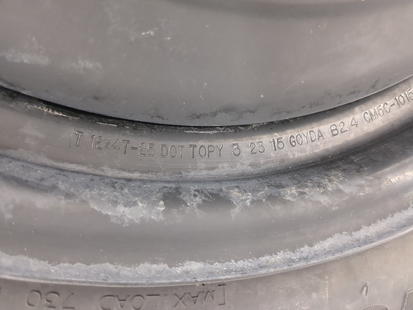 2013-2020 Ford Fusion Spare Donut Tire Wheel Rim Oem 1462443 - Oemusedautoparts1.com