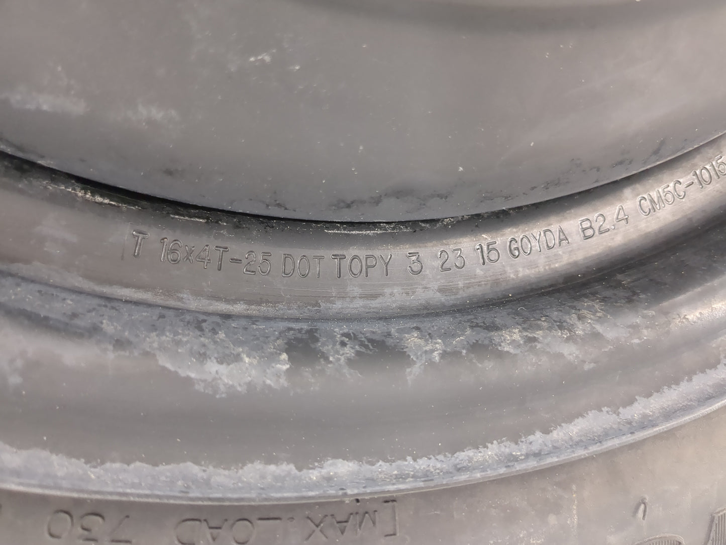 2013-2020 Ford Fusion Spare Donut Tire Wheel Rim Oem 1462443 - Oemusedautoparts1.com