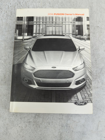 2016 Ford Fusion Owners Manual Book Guide P/N:GE5J19A321AA OEM Used Auto Parts
