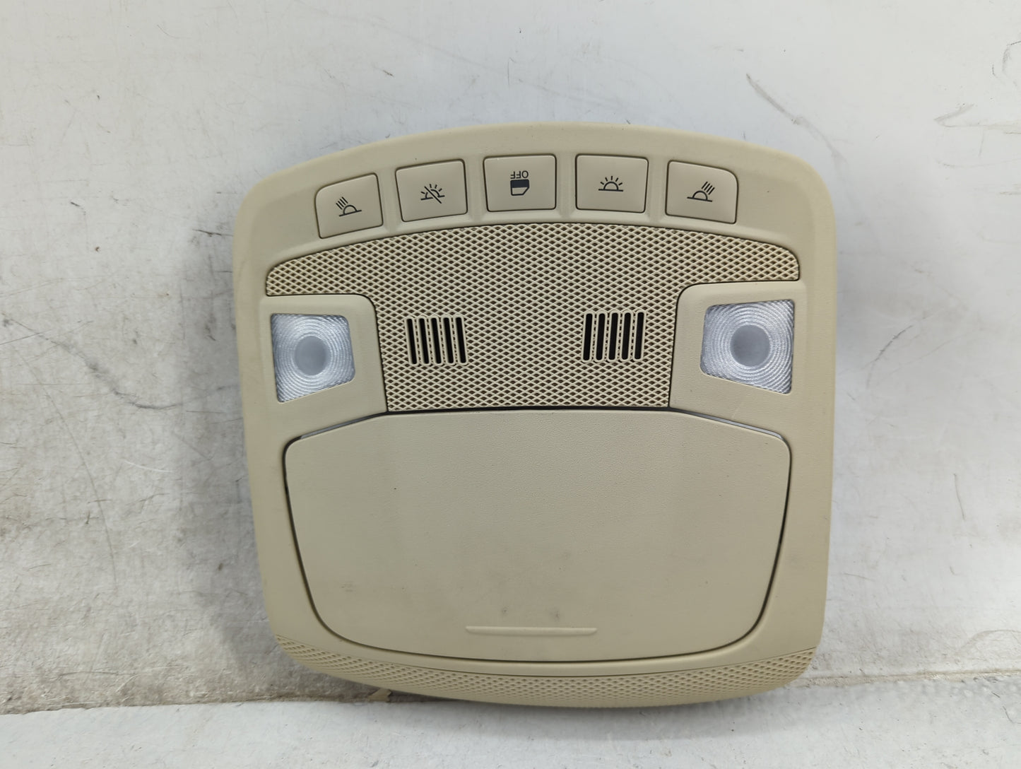 2015-2016 Ford Fusion Overhead Roof Console Beige - Oemusedautoparts1.com
