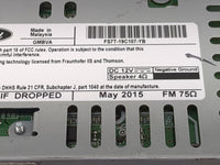 2016 Ford Fusion Radio AM FM Cd Player Receiver Replacement P/N:FS7T-19C107-YB GMBVA Fits OEM Used Auto Parts - Oemusedautop