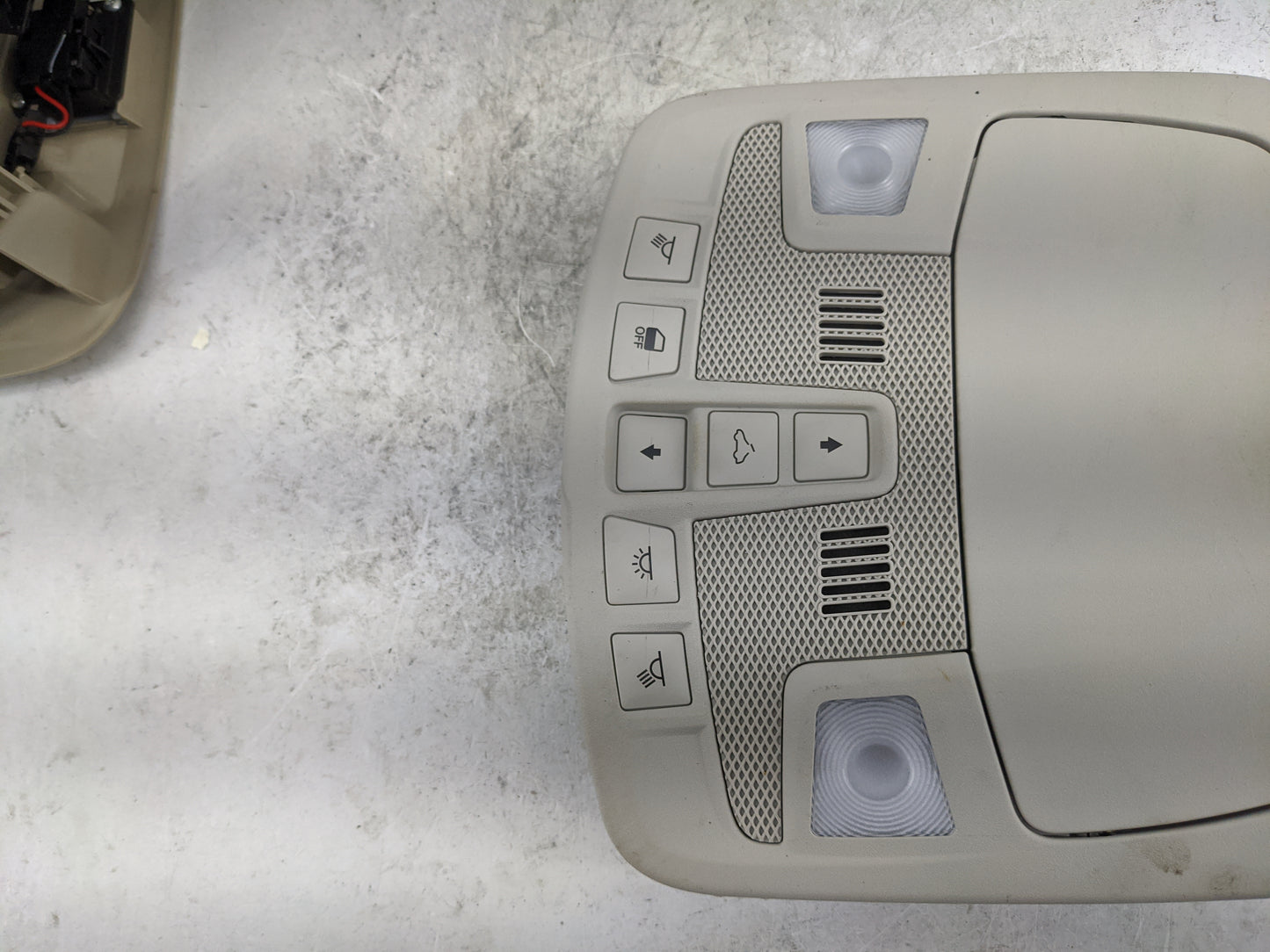 2013-2016 Ford Fusion Overhead Console W/rear Climate Control Gray - Oemusedautoparts1.com