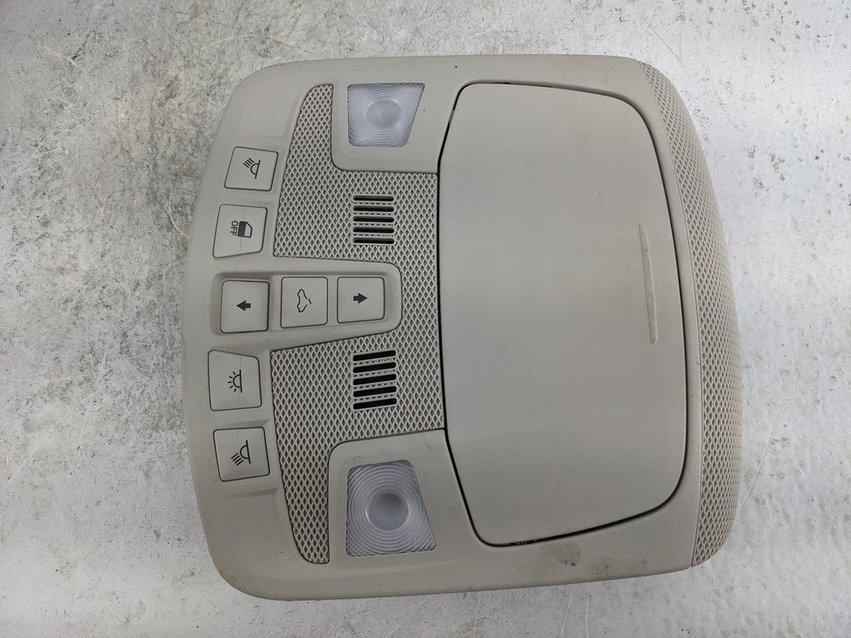 2013-2016 Ford Fusion Overhead Console W/rear Climate Control Gray - Oemusedautoparts1.com