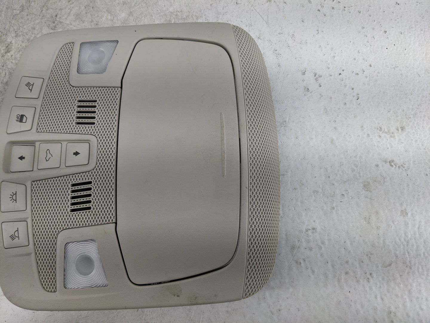 2013-2016 Ford Fusion Overhead Console W/rear Climate Control Gray - Oemusedautoparts1.com