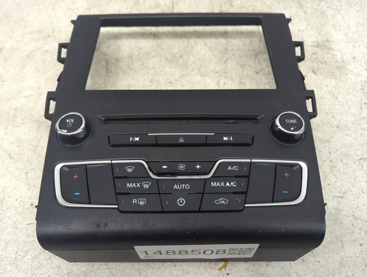 2016 Ford Fusion Climate Control Module Temperature AC/Heater Replacement P/N:G87T-18E245-ADB Fits OEM Used Auto Parts - Oem