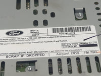 2016 Ford Fusion Radio AM FM Cd Player Receiver Replacement P/N:FS7T-19C107-YB Fits OEM Used Auto Parts - Oemusedautoparts1.