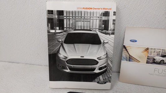 2016 Ford Fusion Owners Manual Book Guide OEM Used Auto Parts - Oemusedautoparts1.com