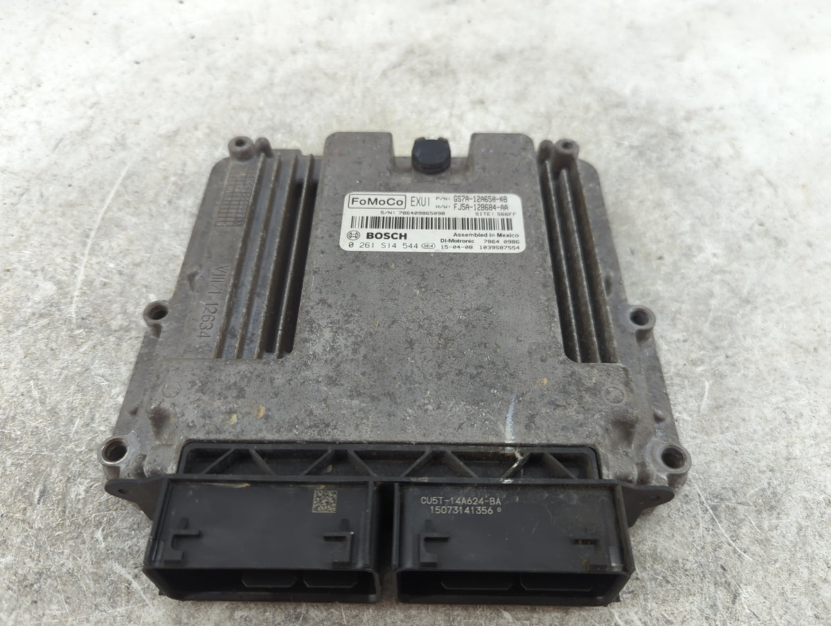 2016 Ford Fusion PCM Engine Control Computer ECU ECM PCU OEM P/N:GS7A-12A650-KB FJ5A-12B684-AA, 0261S14544 Fits OEM Used Aut