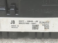 2016 Ford Fusion Instrument Cluster Speedometer Gauges P/N:GS7T-10849-JB MX257480-6441 Miles: Fits OEM Used Auto Parts - Oem